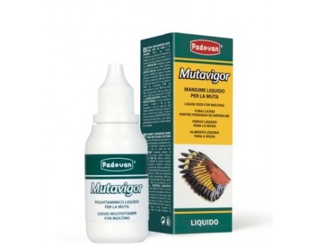 Дополнительный жидкий корм Padovan Mutavigor, (прикорм) для птиц, Падован Мутавигор, 30 мл