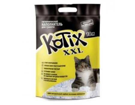 Kotix  Силикагелевый наполнитель для кошачьего туалета, 3,8л