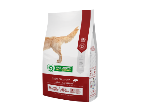 Сухой корм Nature's Protection Extra Salmon Adult All Breeds для взрослых собак, 2 кг