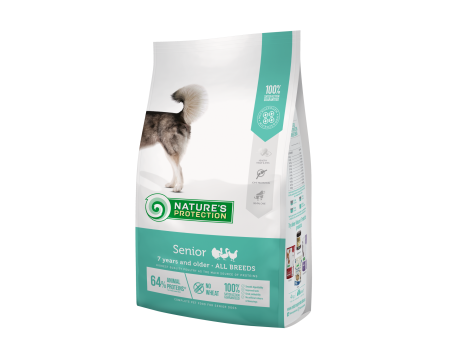 Nature's Protection Senior All Breeds Сухий корм для дорослих собак усіх порід старше 7 років, 4 кг