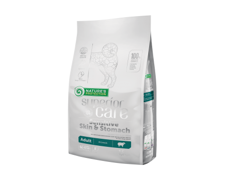 Сухой корм Nature's Protection Sensitive Skin&Stomach Adult для собак с чувствительным пищеварением, 1.5 кг