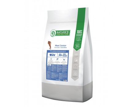 Сухой корм Nature's Protection Maxi Junior для щенков больших пород, 18 кг
