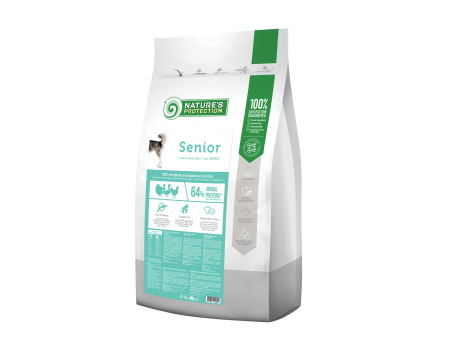 Nature‘s Protection Senior All Breeds Сухой корм для взрослых собак всех пород старше 7 лет, 12 кг