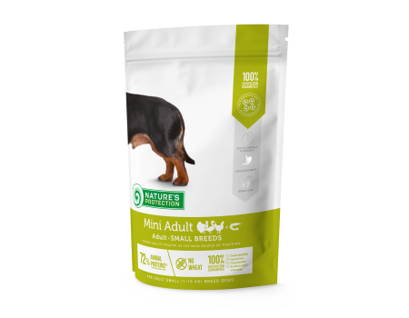 Сухий корм Nature's Protection Mini Adult для собак малих порід, 500 г
