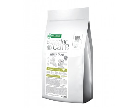 Сухой корм Nature's Protection Superior Care White Dogs Grain Free Junior Small and Mini Breeds, для юниоров, 17 кг