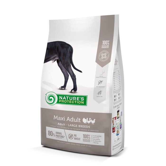 Nature‘s Protection Maxi Adult Large Breeds Сухой корм для взрослых собак крупных пород , 12 кг