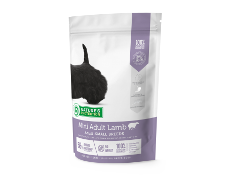 Сухий корм Nature's Protection Mini Adult Lamb для собак малих порід, 7.5 кг