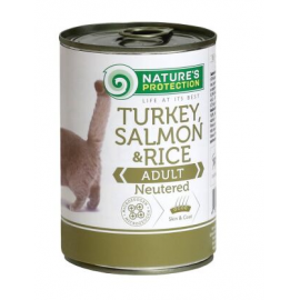 Консерва Nature's Protection Neutered Turkey, Salmon&Rice для стерилиз..
