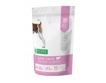 Сухой корм Nature's Protection Junior Lamb All Breeds для щенков, 500 г