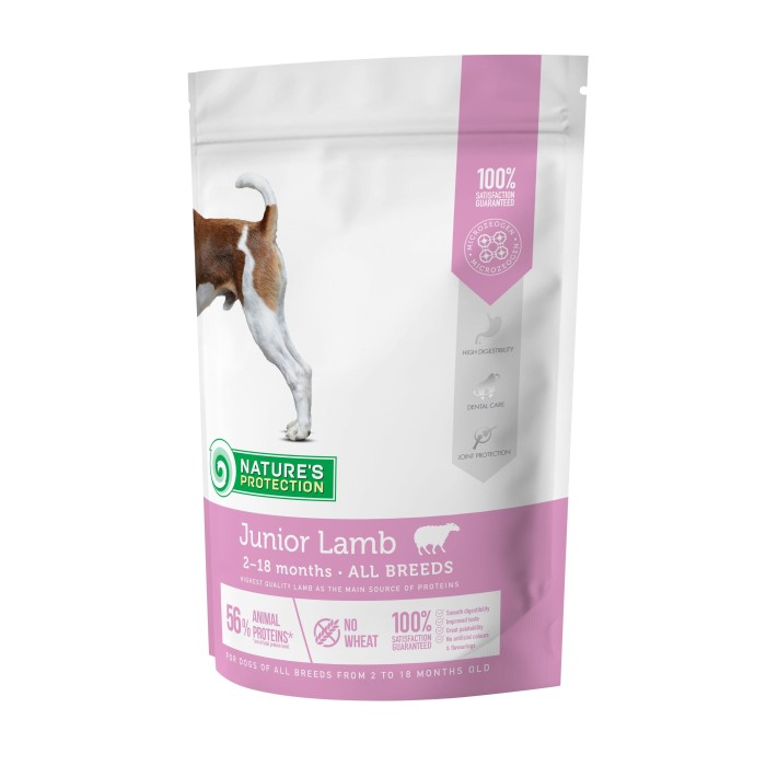 Сухий корм Nature's Protection Junior Lamb All Breeds для цуценят, 500 г