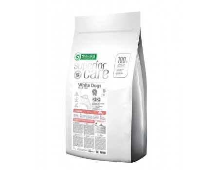Сухой корм Nature's Protection White Grain Free Starter для щенков, гипоаллергенный, 17 кг