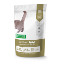 Корм Nature's Protection Sterilised Adult для дорослих котів та кішок після стерилізації, 400г