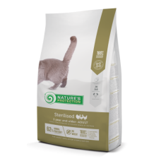 Корм Nature‘s Protection Sterilised Adult для взрослых котов и кошек после стерилизации, 7 кг