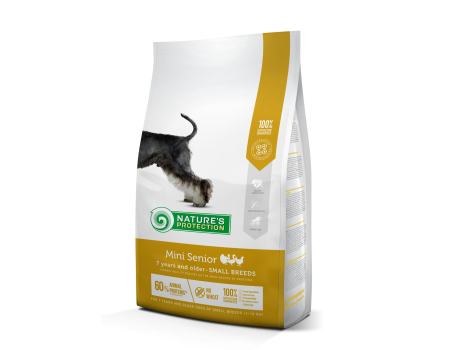 Сухий корм Nature's Protection Mini Senior для зрілих собак малих порід, 2 кг
