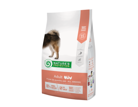 Сухой корм Nature's Protection Adult All Breeds для собак всех пород, 4 кг