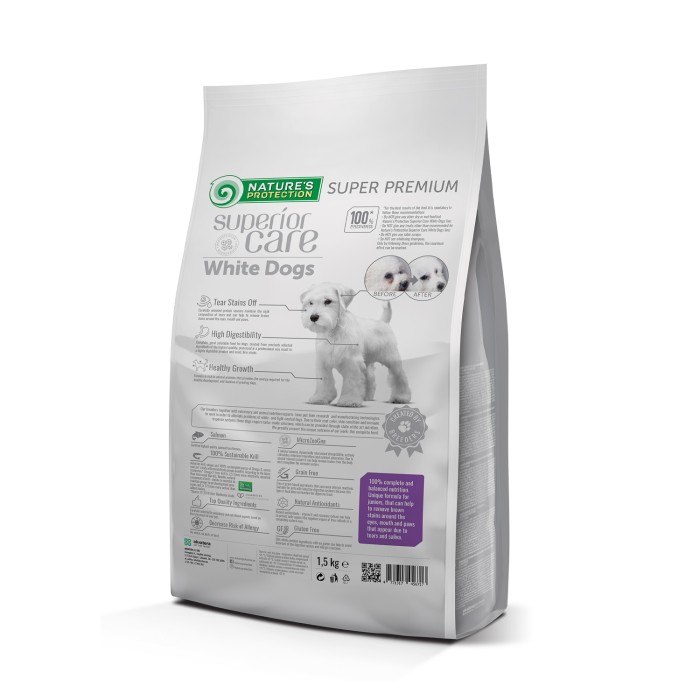Сухой корм Nature's Protection White Grain Free Junior для щенков, гипоаллергенный, 1.5 кг
