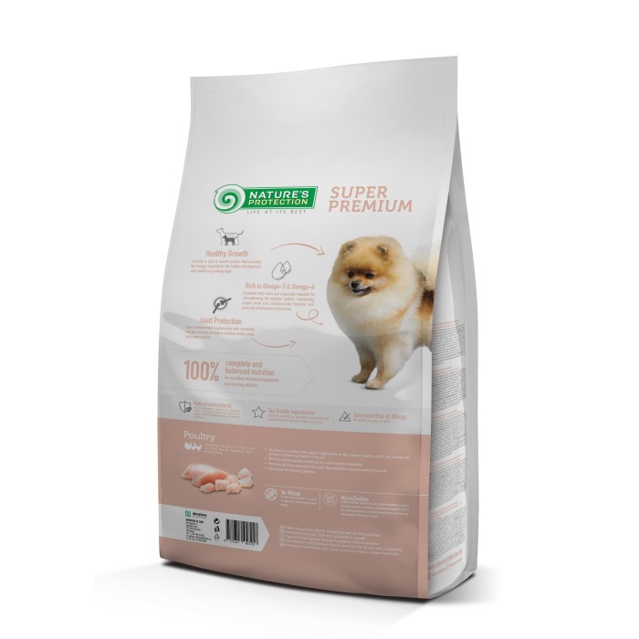 Nature‘s Protection Mini Junior Small Breeds Сухой корм для щенков малых пород, 7.5 кг