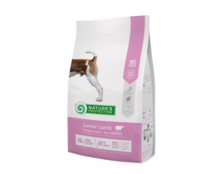 Сухой корм Nature's Protection Junior Lamb All Breeds для щенков, 2 кг