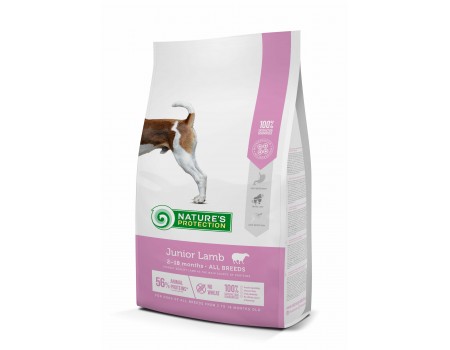 Сухой корм Nature's Protection Junior Lamb All Breeds для щенков, 7.5 кг