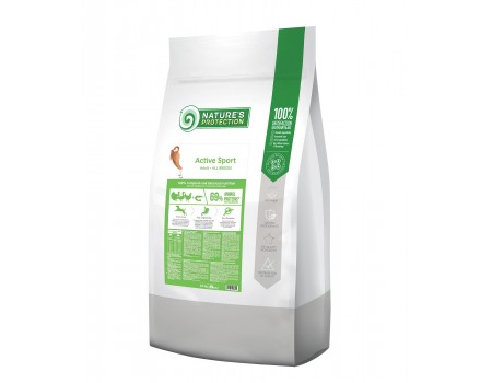 Сухий корм Nature's Protection Active Sport Adult All Breeds для активних собак всіх порід, 18 кг