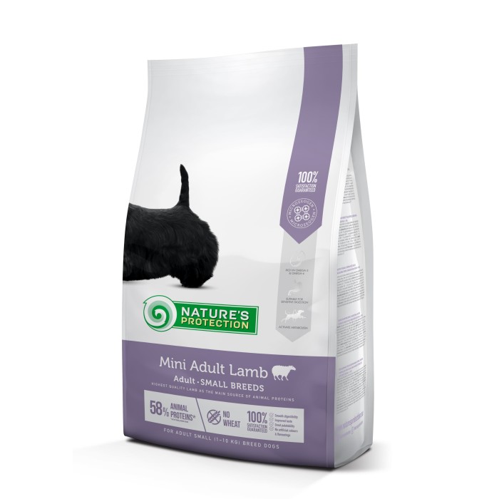 Сухий корм Nature's Protection Mini Adult Lamb для собак малих порід, 2 кг