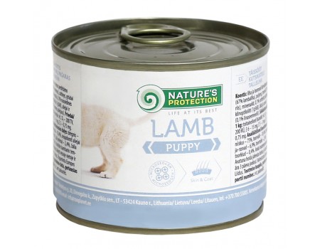 Консерва Nature's Protection Puppy Lamb для щенков, 800 г