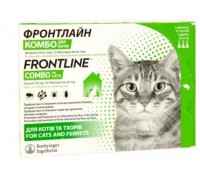 Frontline Combo (Фронтлайн Комбо) краплі на холку для котів, 0,50 мл, ..