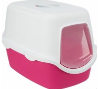 Туалет-будиночок для котів TRIXIE - Vico, 40х40х56см, рожевий/білий..