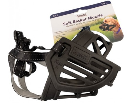 Coastal Soft Basket Muzzle КОСТАЛ СОФТ БАСКЕТ МАЗЛ силиконовый намордник для собак, размер 6