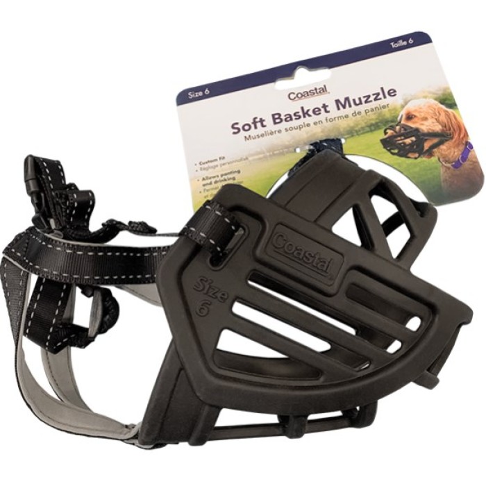 Coastal Soft Basket Muzzle КОСТАЛ СОФТ БАСКЕТ МАЗЛ силиконовый намордник для собак, размер 6