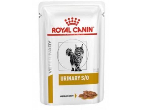 Royal Canin Urinary S/O Feline Pouches для кошек при заболеваниях нижних мочевыводящих путей 0,085 кг