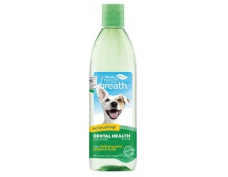 Добавка в воду TropiClean Fresh Breath Water Additive Original для гигиены полости рта собак и кошек, 473 мл