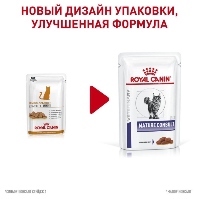 Влажный корм для взрослых кошек Royal Canin Mature Consult 0.085кг