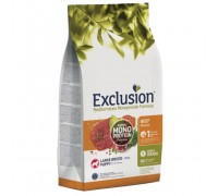 Сухой корм корм Exclusion Noble Grain, для щенков больших пород, говяд..