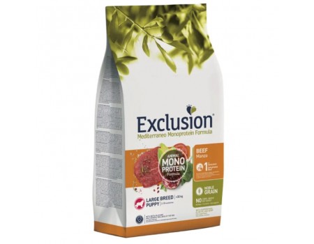 Корм Exclusion Puppy Beef Large Breed 12 кг
