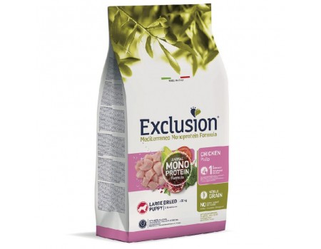 Корм Exclusion Puppy Chicken Large Breed 12 кг