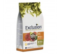 Сухой корм корм Exclusion Noble Grain, для щенков средних пород, говяд..