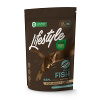 Сухий беззерновий корм Lifestyle Grain Free White Fish Adult Cat для дорослих кішок з білою рибою 1,5 кг