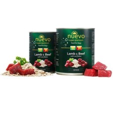 Nuevo Senior корм для собак старше 7 лет с ягненком, говядиной и овсянкой, 800 г