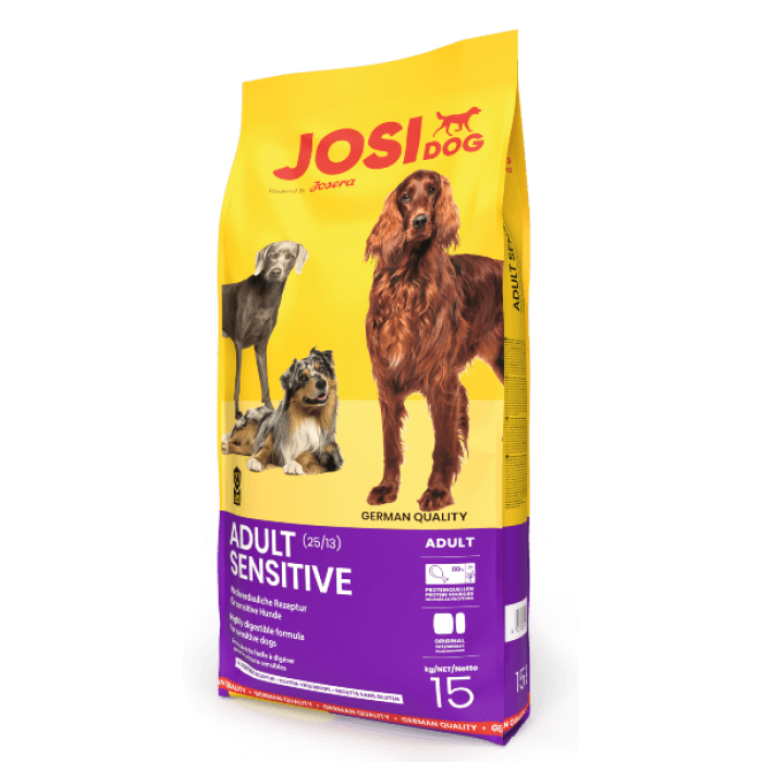 JosiDog Adult Sensitive (25/13) - корм Йозидог для дорослих собак із проблемами травлення 15 кг