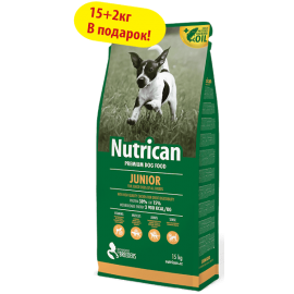 Nutrican Junior - сухий корм для цуценят всіх порід 15 кг..