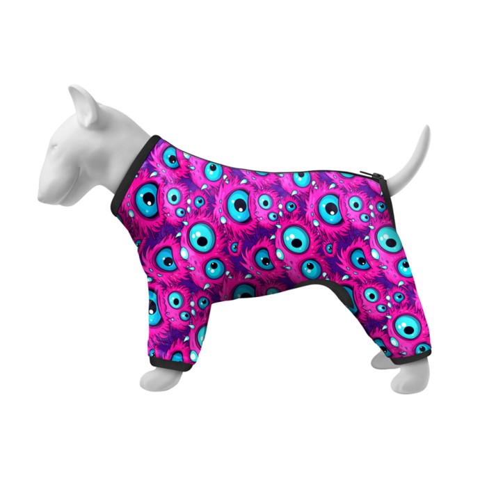 Вітровка для собак WAUDOG Clothes, "Око монстра", XS30, В 43-45 см, С 27-30 см
