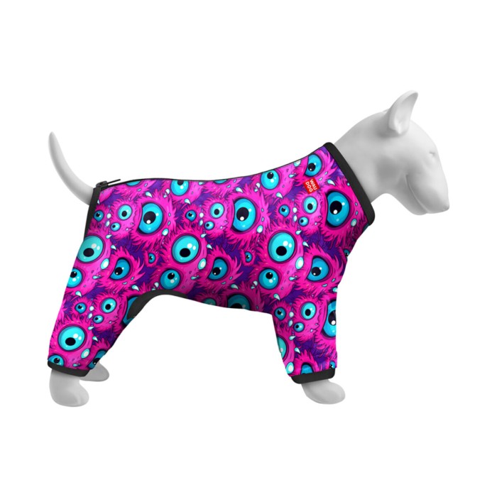 Вітровка для собак WAUDOG Clothes, "Око монстра", XS22, В 30-34 см, С 19-21 см