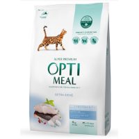 Сухий корм Optimeal для дорослих котів, з тріскою, 4 кг