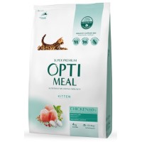 Сухий корм Optimeal для кошенят, з куркою, 4 кг