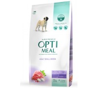 Сухой корм Optimeal для взрослых собак малых пород, с уткой, 12 кг..