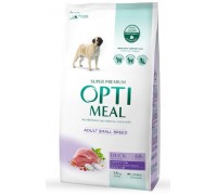 Сухой корм Optimeal для взрослых собак малых пород, с уткой, 1.5 кг..