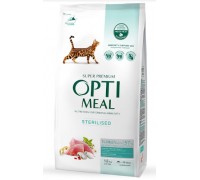 OptiMeal (Оптимил) Полнорационный сухой корм для стерилизованных кошек..