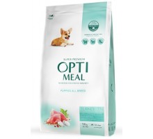 Сухой корм Optimeal для щенков всех пород, с индейкой, 12 кг*..