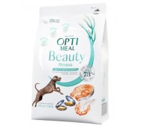 Сухой корм Optimeal Beauty Fit для собак, поддержка здорового веса и с..